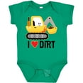 thumbnail image 3 of Inktastic Construction Truck I Love Dirt Boys or Girls Baby Bodysuit, 3 of 5