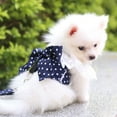 thumbnail image 6 of Puppy Bowknot Polka Dot / Flower Pattern Harness and Leash Set Cute Kitten Vest Harness Set Cat Harness and Leash for Small Medium Dogs Chihuahua, 6 of 6
