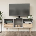 thumbnail image 4 of Mueble de TV Rack Top Living Nórdico Blanco y Café, 4 of 8