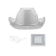 thumbnail image 1 of Sombrero de vaquero,Sombrero vaquero occidental de ala ancha para hombres,adolescentes y adultos,Sombrero de para mujer,niña,fiesta,carnaval,al aire libre,Accesorios para Plata, 1 of 10
