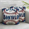 thumbnail image 3 of Standard Size Pillowcase - Baseball Chatter - Handmade in USA, 3 of 5