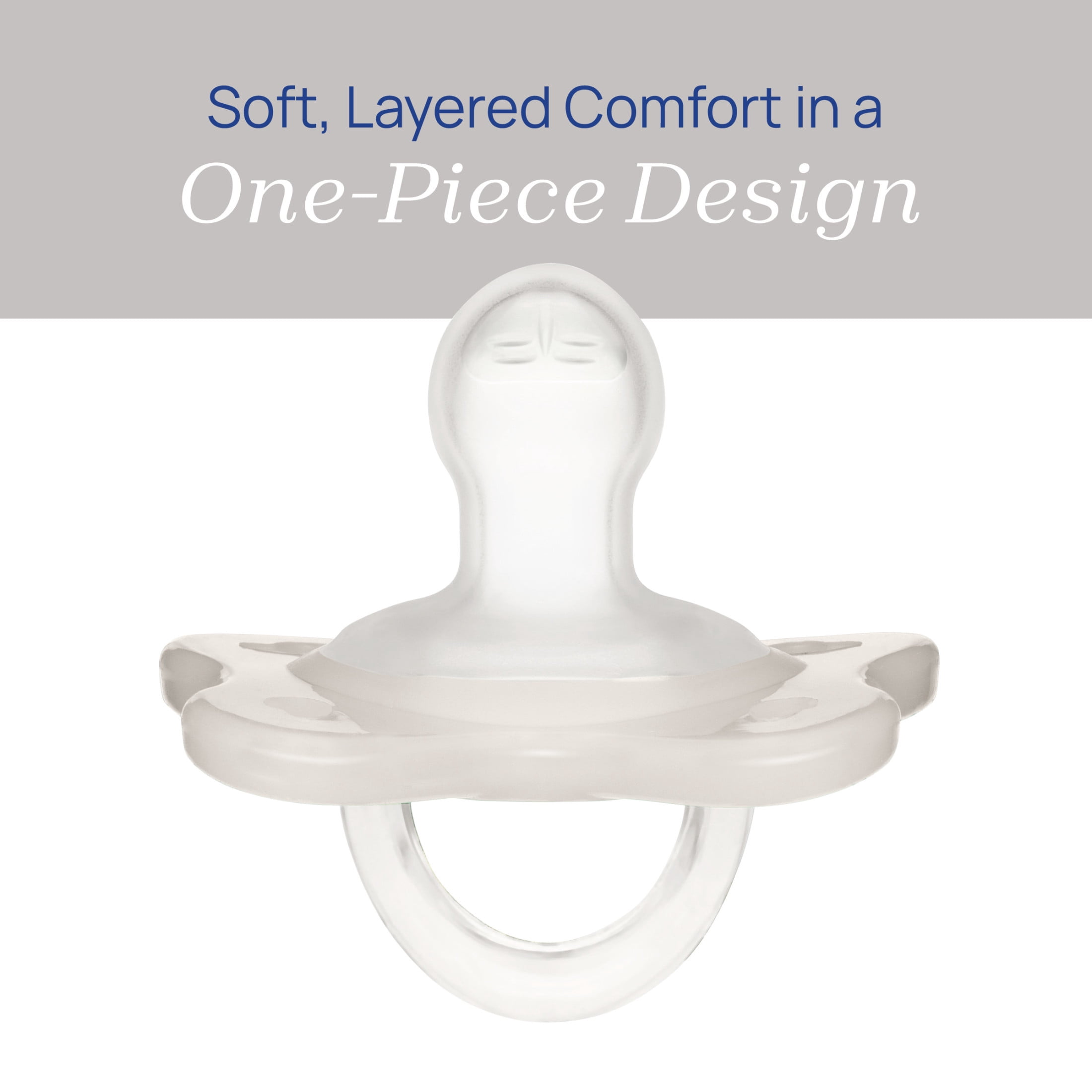 Chicco PhysioForma Dual Soft Pacifier Pearl/Ballet Slipper 2-6m 2pk, New