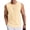 Apricot, variant on Mens Tank Top Round Neck Sleeveless Muscle Shirts Lightweight Summer Beach Textured Black Tee