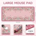 thumbnail image 2 of Alfombrilla de ratón iCasso Desk Mat rosa de 40 x 90 cm, antideslizante, grande, 2 of 7