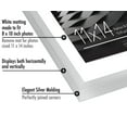 thumbnail image 3 of Americanflat 11x14 Picture Frame in Silver - Displays 8x10 With Mat and 11x14 Without Mat - Horizontal and Vertical Formats for Wall, 3 of 5