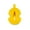 Cello-Yellow, variant on Soft Rubber Violin Practice Mute Cello Mute Stringed Instrument Silencers Muffler Violino Practice Accessories