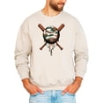 thumbnail image 5 of Camo Baseball Unisex Sweatshirt Camouflage Sports Pride Pullover for Adults, Teens & Kids Sand Sweatshirt Adult Large, 5 of 7