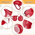 thumbnail image 3 of Ceramic Creamer Pitcher Sugar Jug Set Elegant Decorative Design for Kitchen Coffee Station Gift, 3 of 6