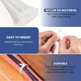 thumbnail image 2 of Flexible But Durable Cable Ties, Self-locking Nylon Ties For Extreme Temperatures, Heavy Duty UV Resistant Zip Ties, Ideal For Both Indoor And Outdoor Environments, 2 of 7