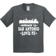 thumbnail image 3 of Inktastic Someone in San Antonio Loves Me Texas Youth T-Shirt, 3 of 5