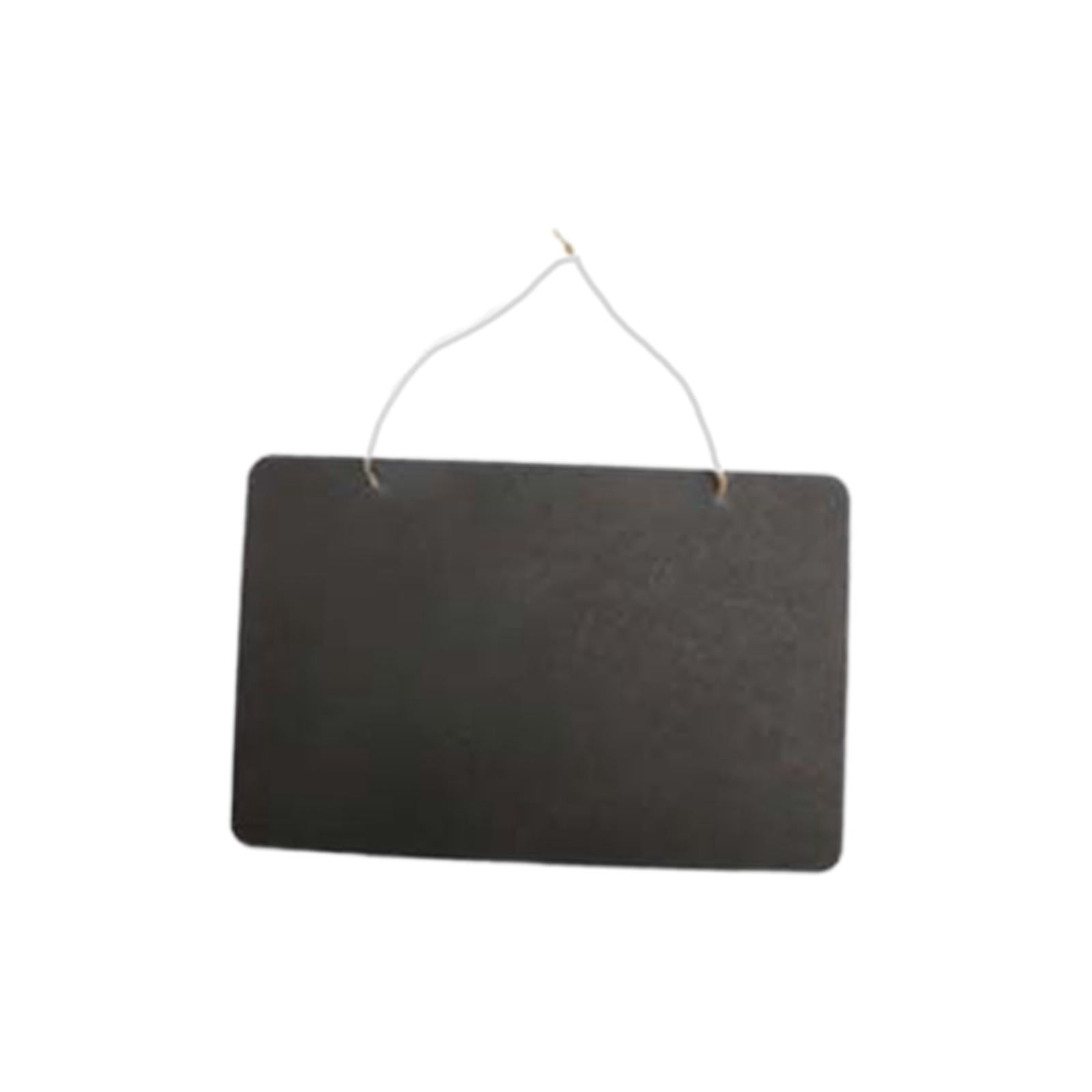 Small Hanging Chalkboards Signs Wood Blackboard Tags Chalk Board Table Numbers Food Signs Mini