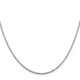 thumbnail image 2 of 925 Sterling Silver Box Chain Styles Necklace 1.35 mm Twisted 20 inch, 2 of 4