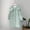 Green, variant on Women's Plus Size Coat – Mid Length Thick Winter Jacket with Plush Mink-Like Texture, Cozy Warm Outerwear for Casual Outings, Evening Parties, or Weekend Getaways