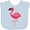 AE-Light Blue, variant on Pink Flamingo Boys or Girls Baby Bib