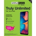 thumbnail image 3 of Simple Mobile Samsung Galaxy A20, 32GB, Black - Prepaid Smartphone, 3 of 12