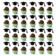 thumbnail image 3 of Topper para cupcakes Leetaivie de 24 piezas con brillo negro para graduación, 3 of 5