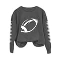 thumbnail image 4 of Essential Sweatshirt for Women Soft Crewneck Long Sleeve Loose Fit Casual Lounge Everyday Basic Winter Warm Top, 4 of 6