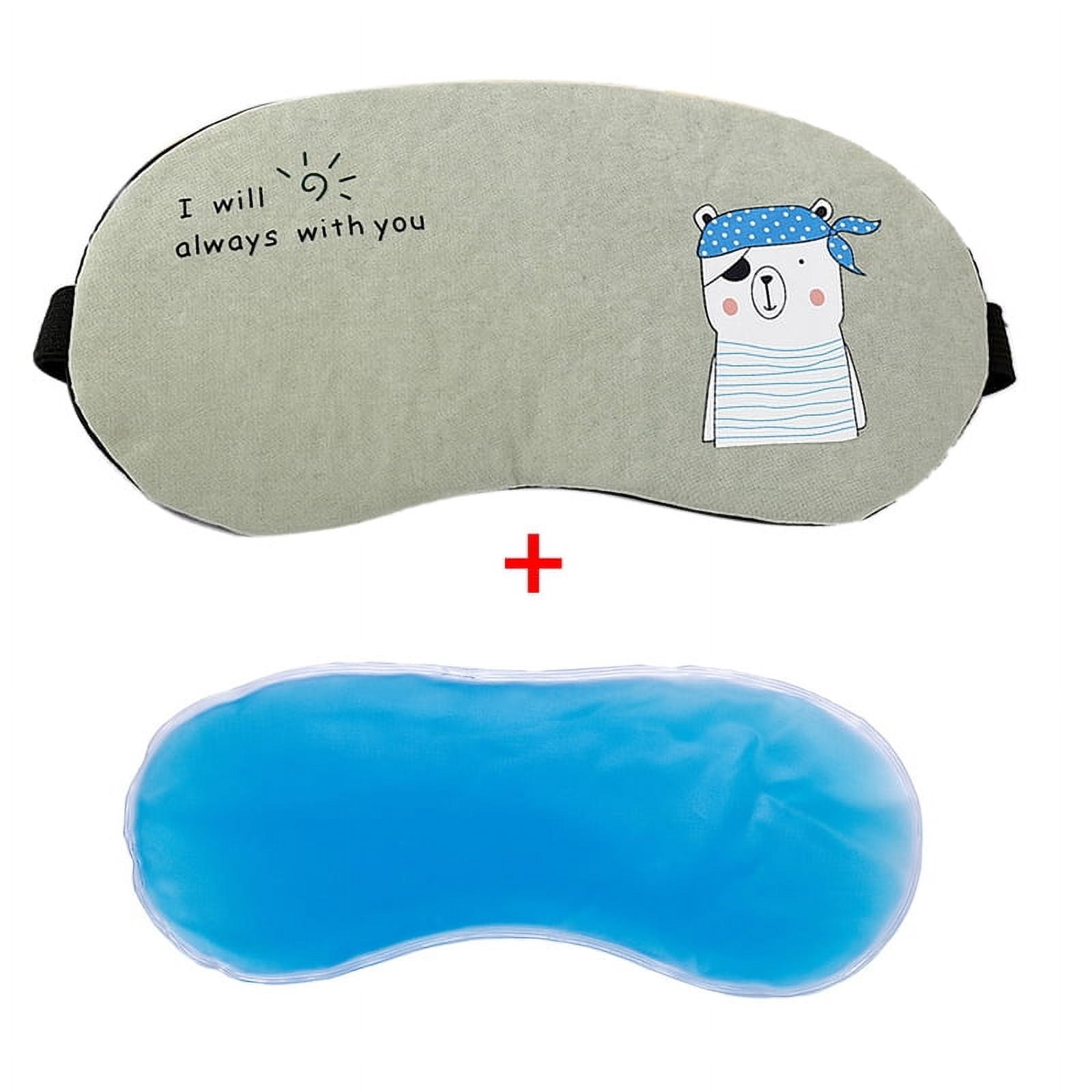 Funny Cartoon Eye Cover Sleeping Mask Creative Eyepatch Sleep Mask Travel Relax Eye Band Sleeping Aid Kids Blindfold