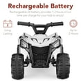 thumbnail image 4 of Best Choice Products 6V Kids Ride-On 4-Wheeler Quad ATV Car w/ 1.8mph Max Speed, Treaded Tires - White, 4 of 7