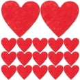 thumbnail image 1 of 200Pcs Felt Heart Patches Embroidery Sewing Applique Felt DIY Craft Heart Decor, 1 of 7