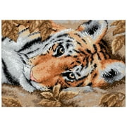 Dimensions Needlecrafts Beguiling Tiger Gold Petite Counted Cross Stitch Kit