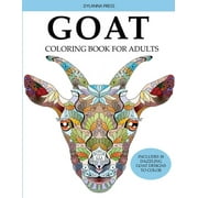 DYLANNA PRESS Goat Coloring Book for Adults (Paperback)