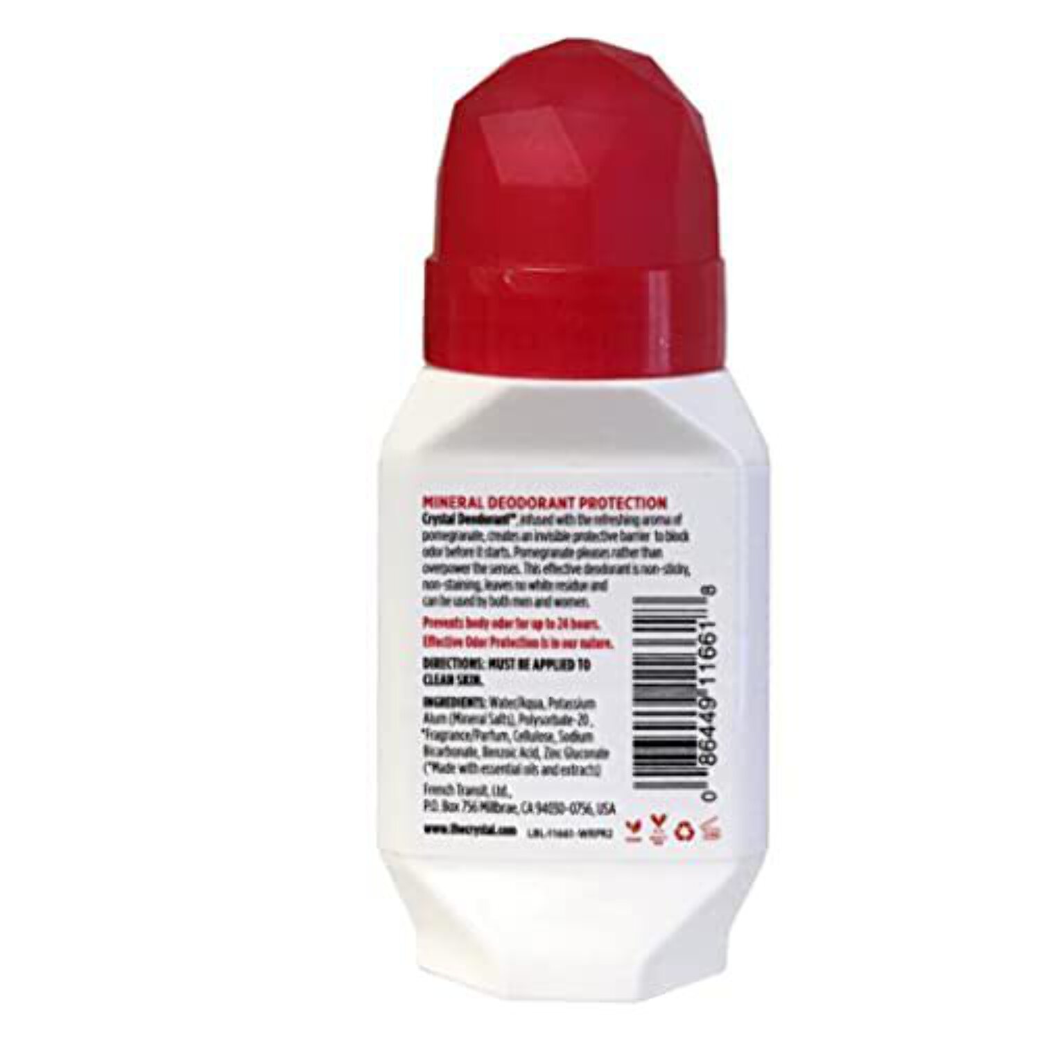 Crystal Mineral Deodorant Roll-On - Pomegranate 2.25 fl oz Liquid - image 9 of 9
