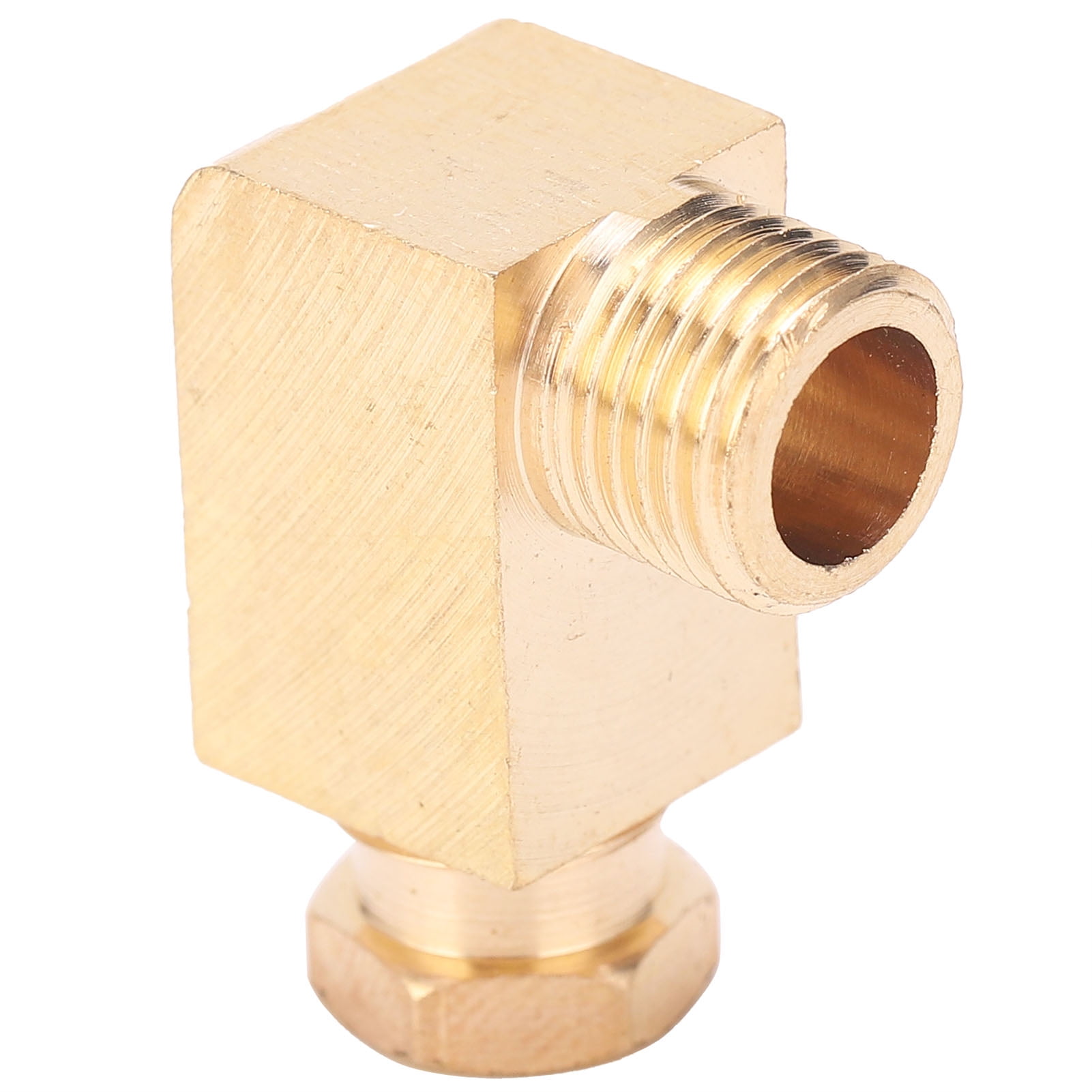 Oil Pipe Fitting Elbow,Brass Rectangular Block Connector Adapter