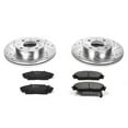thumbnail image 3 of PowerStop Front Z23 Evolution Sport Carbon-Fiber Ceramic Brake Pad and Drilled & Slotted Rotor Kit Fits: HONDA Select Models K402, 3 of 10