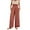 Brown, variant on qolati Wide Leg Pants Women 2024 Summer Trendy Casual Flowy Lounge Trousers Dressy Smocked High Waisted Palazzo Beach Pants with Pockets