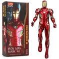 thumbnail image 5 of Figuras de anime de Marvel Iron Man Mk46 Scarlet Spiderman The Avengers, escala 1/6, 30 cm, adornos de modelos de PVC, juguetes coleccionables, regalos para festivales, 5 of 5
