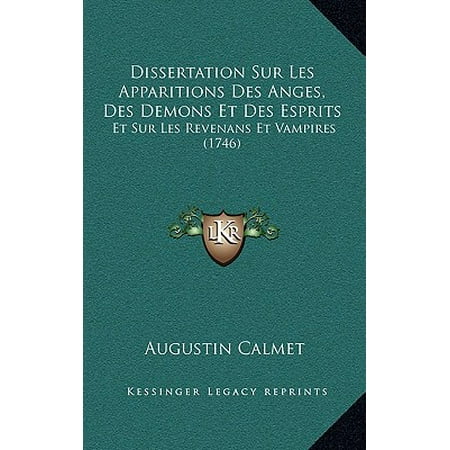 Dissertation sur les vampires calmet