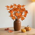 thumbnail image 6 of Cheapark Artificial Fall Maple Leaf - One Realistic Color Flower Arrangement Accessory for Thanksgiving Home Scenic Decor, 6 of 6