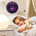 thumbnail image 4 of Wall Clock Decorative - Magical Purple Eye Print 2D Vintage Wall Clocks Battery Operated Silent Non-Ticking for Bedroom, Living Room, Kitchen, Office, Classroom, 10 Inch, 4 of 7