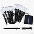 thumbnail image 6 of Christmas Clearance!—less than $1 each, 20 LED Solar Column Ground Stake Lights with 3 colors to choose from for Garden Walkway Outdoor Decor(White), 6 of 6