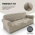 thumbnail image 6 of Sanmadrola Couch Covers for Dogs 100% Waterproof Sofa Covers Washable Non Slip Couch Covers Stretchable Machine Washable for Dogs Kids Pets, Khaki, Sofa, 6 of 10