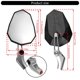 thumbnail image 3 of Wide Coverage Motorcycle Rear View Mirror Night Day Clear Light Weight Mirror Wear Resistant Vibration Control, 3 of 4