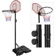 thumbnail image 5 of ZYPPP Mini Portable Basketball Hoop Stand for Kids Juniors 8 ft Adjustable Height Backboard Starter Basketball System w/Wheels Indoor Outdoor, 5 of 9