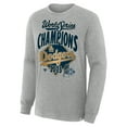 thumbnail image 2 of Men's Fanatics  Heather Gray Los Angeles Dodgers 2025 World Series Champions Locker Room Big & Tall Long Sleeve T-Shirt, 2 of 3