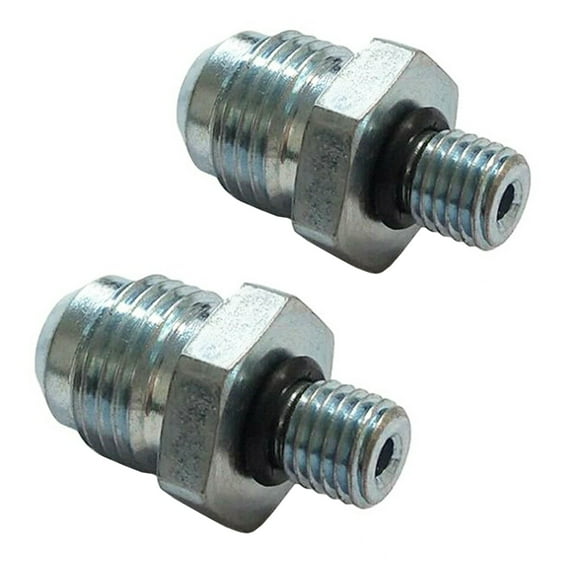 Unbranded 2PCS O Ring Spittier Return Port Fitting 6 AN x 5/16-24 for Hydroboost