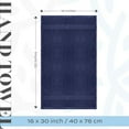 thumbnail image 6 of White Classic Luxury Cotton 6 Pc Blue Hand Towels Set, Hotel Style Small Bath Towel and Face Towel 16x30, Navy Blue Soft Plush Bath Towels Pack of 6, Thick Quick Dry Gym Towels, Bathroom Hand Towels, 6 of 9