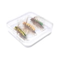 thumbnail image 3 of 3 señuelos de pesca con mosca, aparejos de regalo de espuma con caja de almacenamiento, señuelos artificiales, cebos de pesca con mosca para peces, 3 of 8