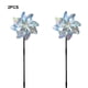 thumbnail image 4 of Moyic 2 pack/lote decoración de jardín al aire libre Spinner de viento reflectante mejora la decoración de jardín al aire libre única Jardín y Patio Plata, 4 of 6