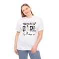 thumbnail image 3 of Play like Girl try to keep up for Clark 22 Basketball fan Unisex Cotton Tee, 3 of 8
