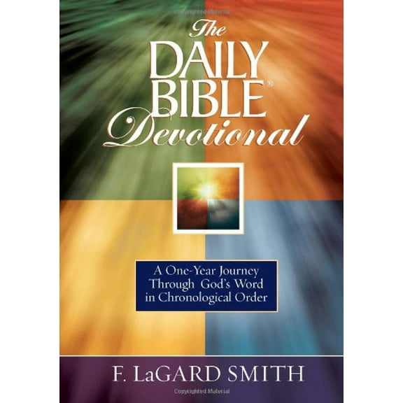 Pre-Owned The Daily Bible Devotional: A One-year Journey Through God's Word in Chronological Order, 9780736922111, 0736922113, Hardcover,
