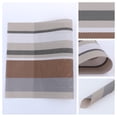 thumbnail image 2 of REGALWOVEN Morden Placemats Set of 6 Placemats for Dining Table Decor Indoor Outdoor Washable Kitchen Table Mat Wipe Clean Coffee 18*12in, 2 of 7
