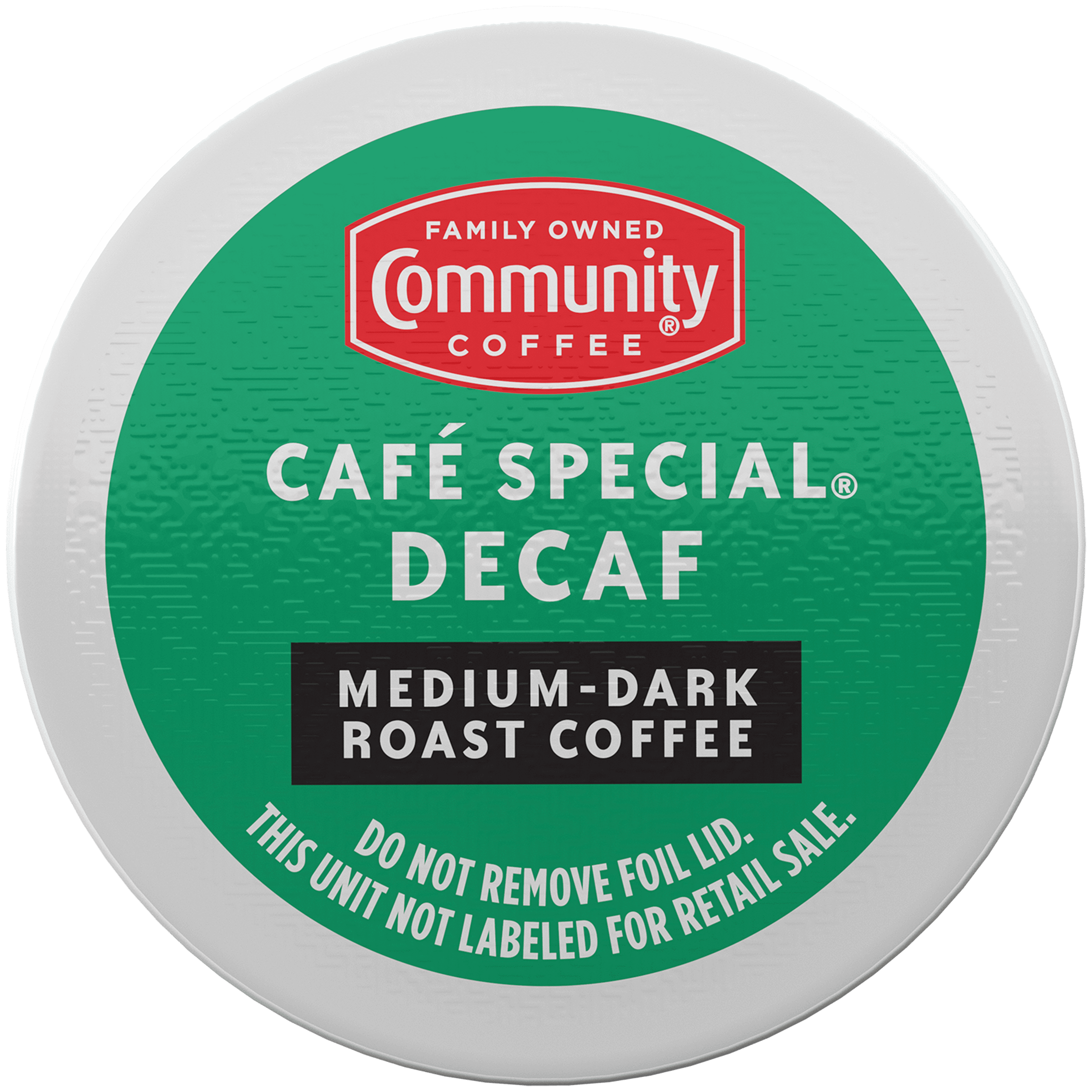 Community® Coffee Café Special® Decaf Medium-Dark Roast Coffee Single-Serve Cups 36 ct Box Compatible with Keurig 2.0 K-Cup Brewers