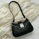 thumbnail image 5 of Bolsa Moda para mujer Hobo Bag PU Underarm Bag para mujer Vacaciones Viajes (Negro) Likrtyny Para Estrenar, 5 of 9