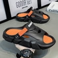 thumbnail image 3 of Zapatillas de verano para hombre, para exteriores, deportivas, para playa, antideslizantes, para parejas, con colores contrastantes, informales, para hombre, 3 of 5