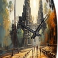 thumbnail image 3 of Designart "Journey To Asian Painting VIII" Asian Oversized Wall Clock, 3 of 5